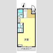 マンションカザミドリの間取り画像