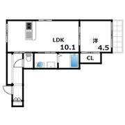 T-SQUARE摂津本山の間取り画像