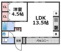 ハーバルハウス勝山の間取り画像
