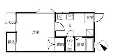 マスカットオブ旭1の間取り画像