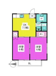 サンハイツ三島の間取り画像