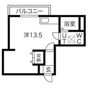 メリディアンなないろの里伍番館の間取り画像