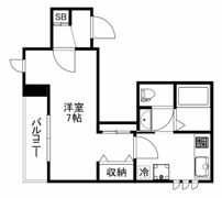 メゾンド代々木上原の間取り画像