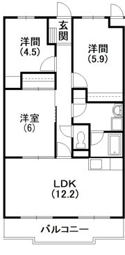 メゾンマロニエの間取り画像