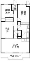 メゾンマロニエの間取り画像
