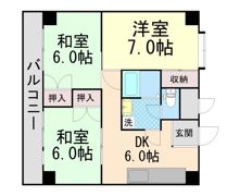 シャトー黒田の間取り画像