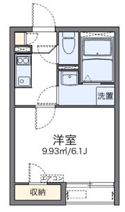 レオネクストエムズ早渕Ⅲの間取り画像