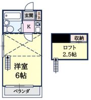 シオン花小金井A棟の間取り画像