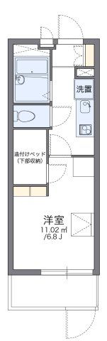 レオパレスフィオレ2の間取り画像