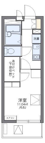 レオパレスLEBEN京橋の間取り画像