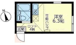 ユナイト花月マジャスタークの間取り画像