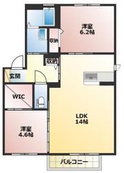 シャーメゾン宮内の間取り画像