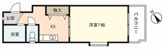 サンスクエア大芝の間取り画像