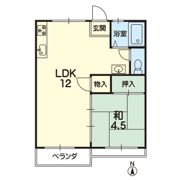 コーポグリーンの間取り画像