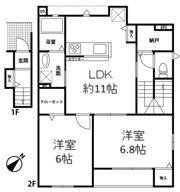サンローズAの間取り画像