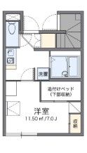 レオパレスヴェルデュール桜台の間取り画像