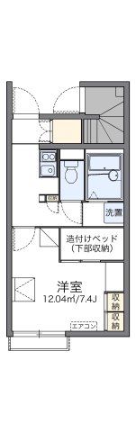 レオパレスコスモエステートAの間取り画像
