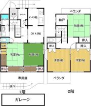 御器所3丁目 貸家の間取り画像
