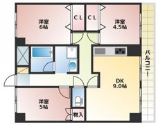 アンシャンテ岡山の間取り画像