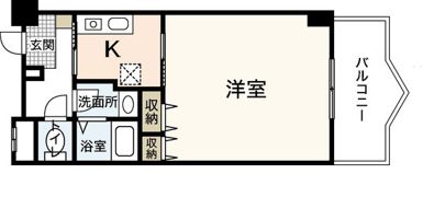 ディアメゾン十日市の間取り画像