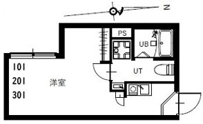 Maison la vie旗の台の間取り画像