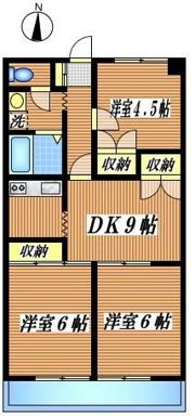 ロングキャッスルⅠの間取り画像