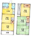 柳町テラスハウスの間取り画像