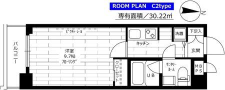 ステージファースト恵比寿二番館の間取り画像