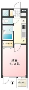 カステル1054の間取り画像