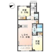 ビレッジヒルズ京山の間取り画像