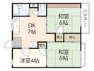 コーポ石田の間取り画像