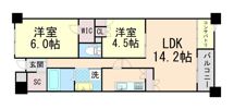 プラウド箕面船場の間取り画像