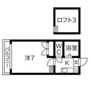 フローリア福室の間取り画像