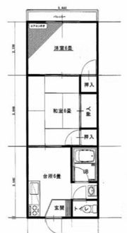 福勝ハウスの間取り画像