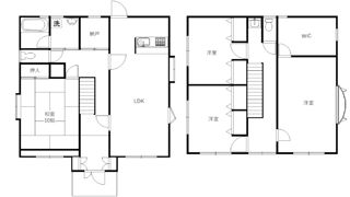 柏座戸建の間取り画像
