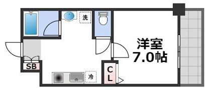 willDo難波wⅠの間取り画像