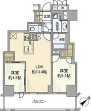 ローレルタワー名古屋千種の間取り画像