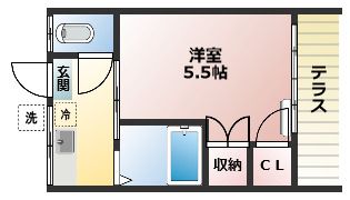 鈴木ハイツの間取り画像