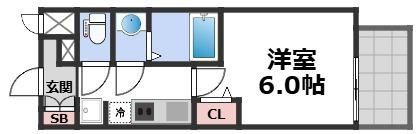 プレサンス深江橋ラヴィゲートの間取り画像