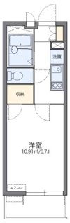 レオパレスエクセルケンSixの間取り画像