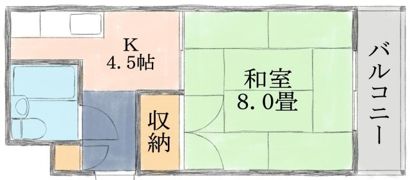 第3シャトーモリオカの間取り画像