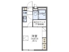 レオパレスエスカーラの間取り画像