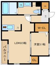S－FLAT Ⅳの間取り画像