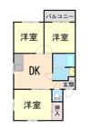 第1ヒルハイツの間取り画像