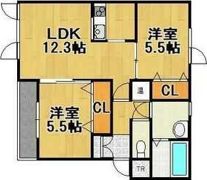 R＇s courtの間取り画像