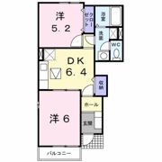 AUBE Cの間取り画像