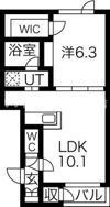 Torce dyquem (トルッセディケーム)の間取り画像
