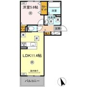 D-ROOM須屋（トリシア）の間取り画像