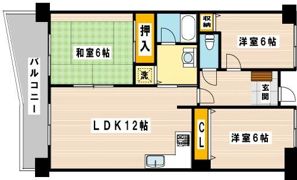アーティックス千防の間取り画像
