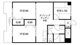 フェリオ市駅西1の間取り画像